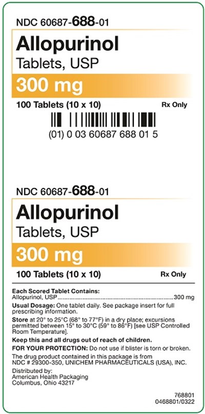 300 mg Allopurinol Tablets Carton (300 mg Carton)